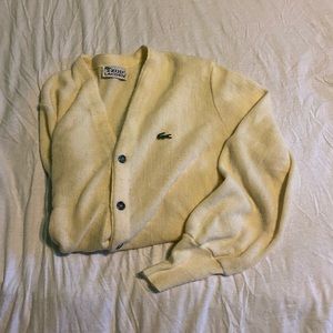 Lacoste ivory sweater
